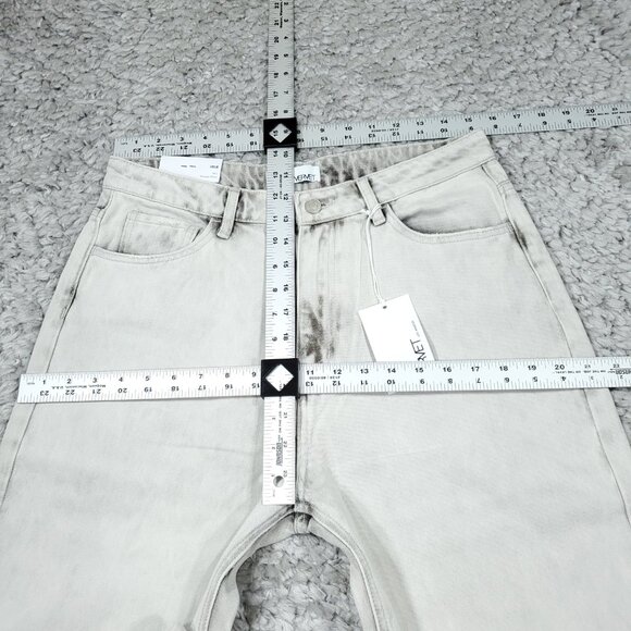 Vervet Flying Monkey Leslie 90s Vintage Flare Jeans Light Gray Women's Size 30 - Picture 6 of 7